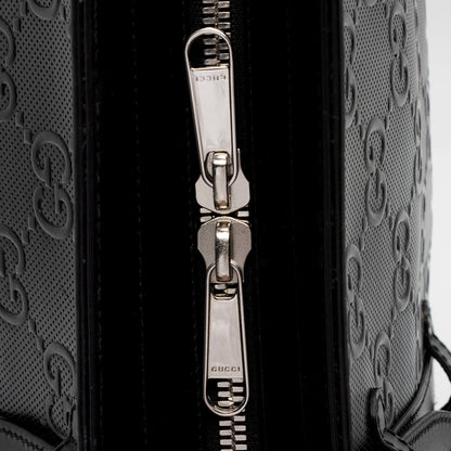 Gucci Perforated GG Embossed Zip Tote (SHF-Rjdpkd)