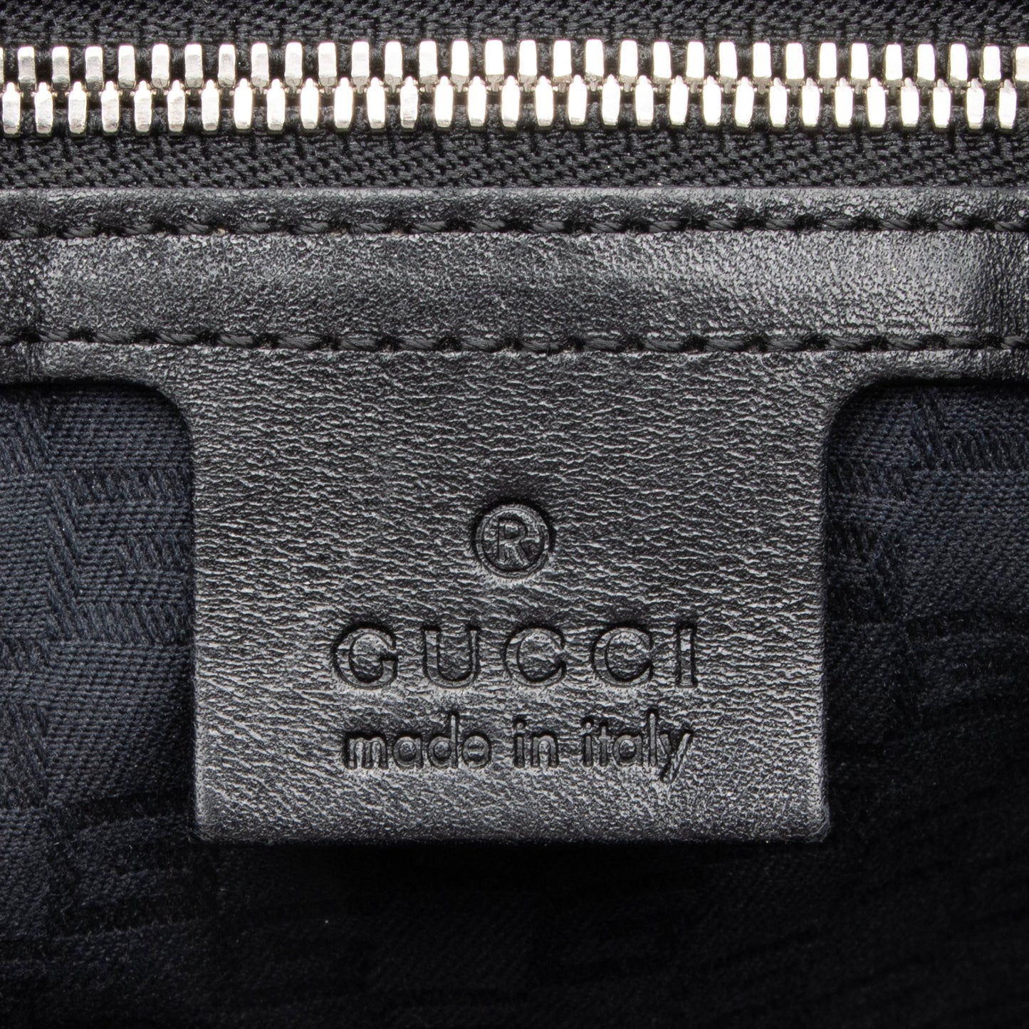 Gucci Perforated Leather Interlocking G Reins Satchel (SHF-23526)