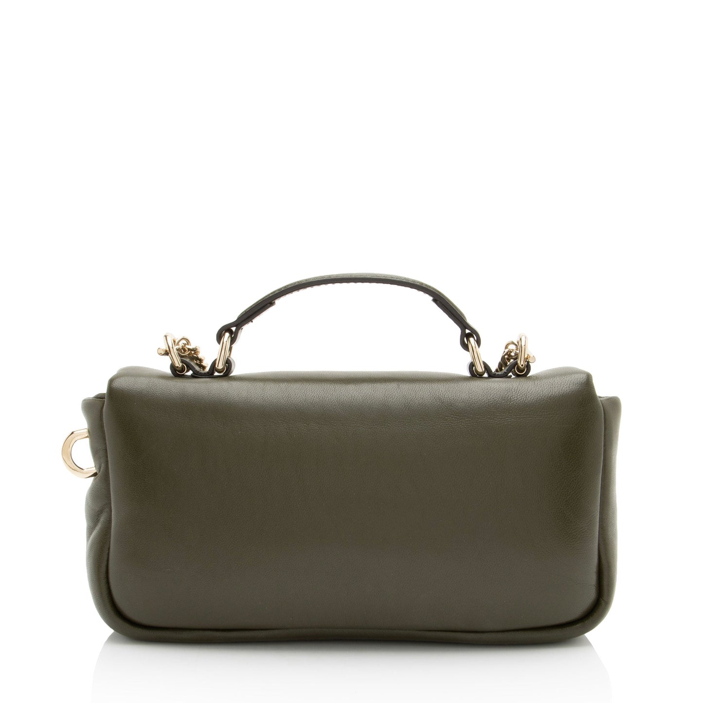 Gucci Puffy Leather GG Milano Small Top Handle