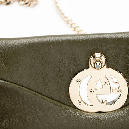 Gucci Puffy Leather GG Milano Small Top Handle