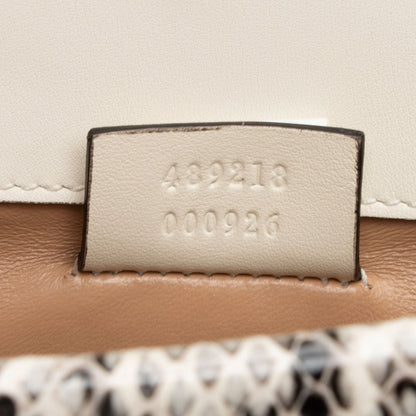 Gucci Python Bee Broadway Mini Shoulder Bag (SHF-oTBA8i)