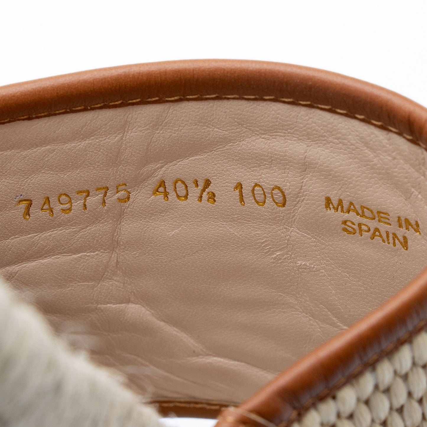 Gucci Raffia Leather Interlocking G Espadrille Slides - Size 10.5 / 40.5 (SHF-SjdNGf)