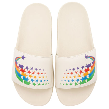 Gucci Rainbow Pursuit Slide Sandals - Size 8 / 38 (SHF-hfcCvs)