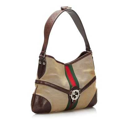 Gucci Reins Web Shoulder Bag (SHG-35499)