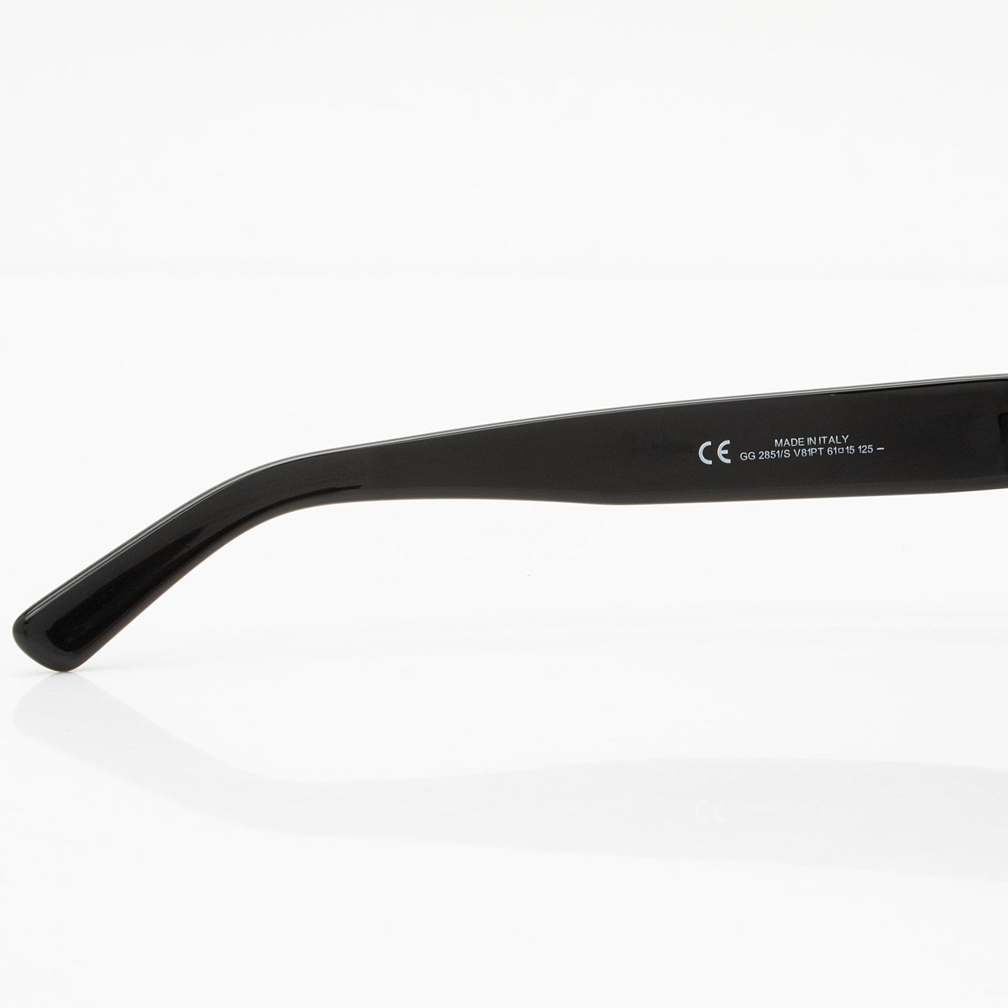 Gucci Rimless Web Rectangular Sunglasses