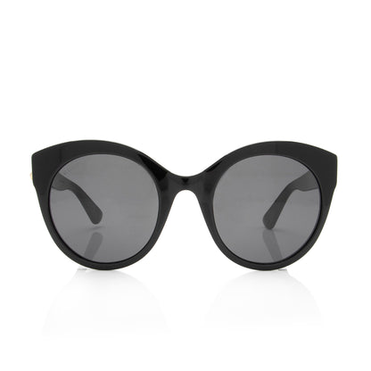 Gucci Round Interlocking GG Sunglasses (SHF-BnCs8t)