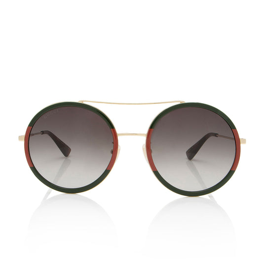 Gucci Round Aviator Sunglasses