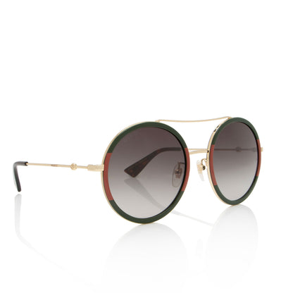 Gucci Round Aviator Sunglasses