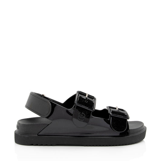 Gucci Rubber Double G Dad Sandals - Size 6 / 36 (SHF-5ZH23Q)