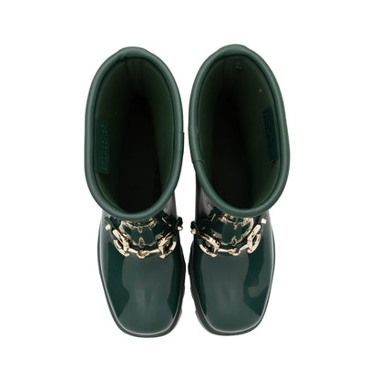 Gucci Rubber Horsebit Ankle Boots - Size 7 / 37 (SHF-93QHL4)