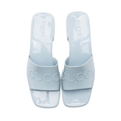 Gucci Rubber Slide Sandals - Size 10 / 40 (SHF-fylyXz)
