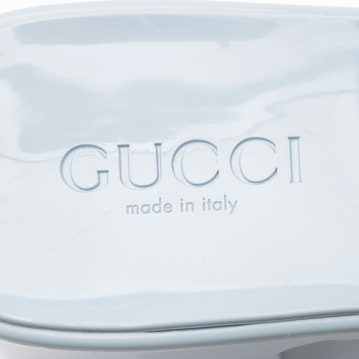Gucci Rubber Slide Sandals - Size 10 / 40 (SHF-fylyXz)