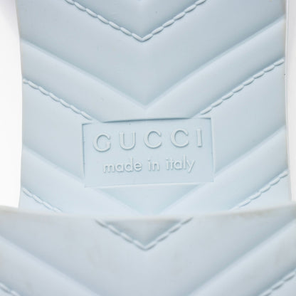 Gucci Rubber Slide Sandals - Size 10 / 40 (SHF-fylyXz)