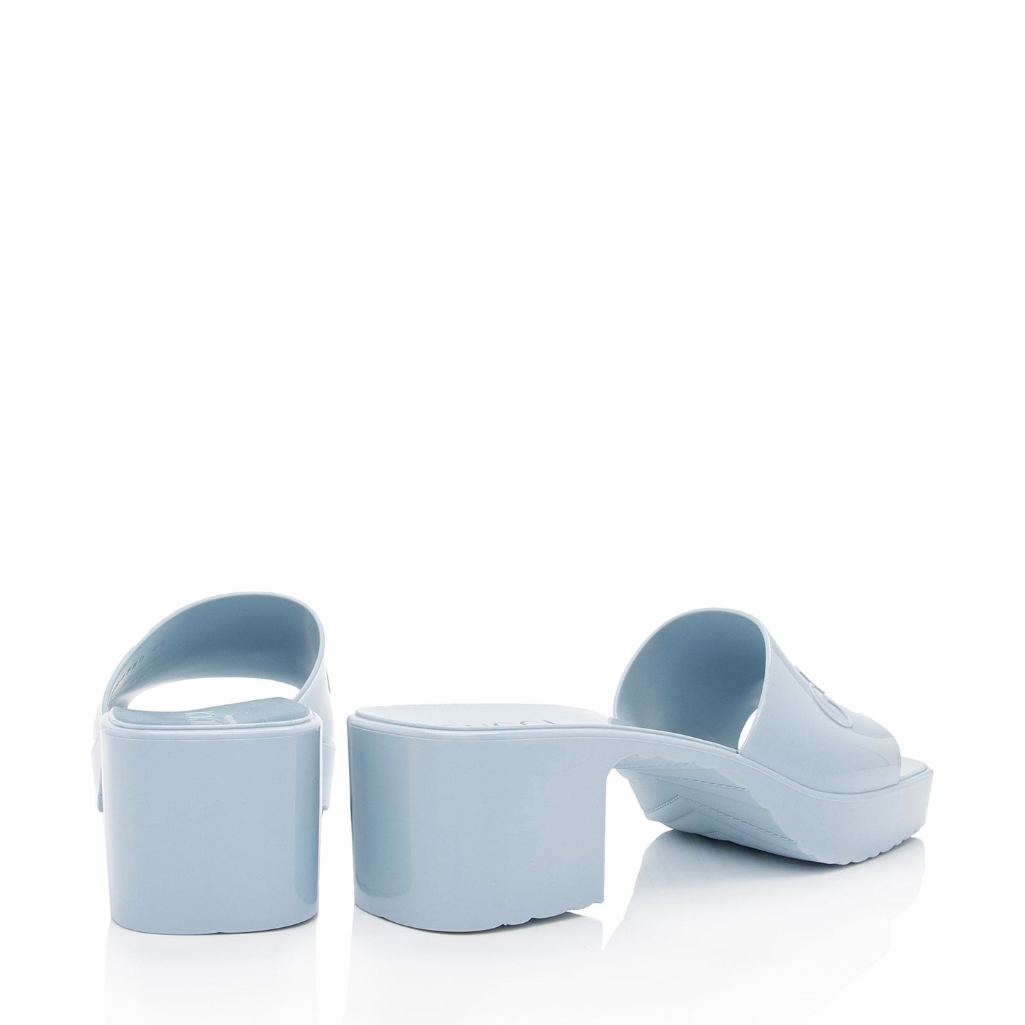 Gucci Rubber Slide Sandals - Size 10 / 40 (SHF-7TvM9V)