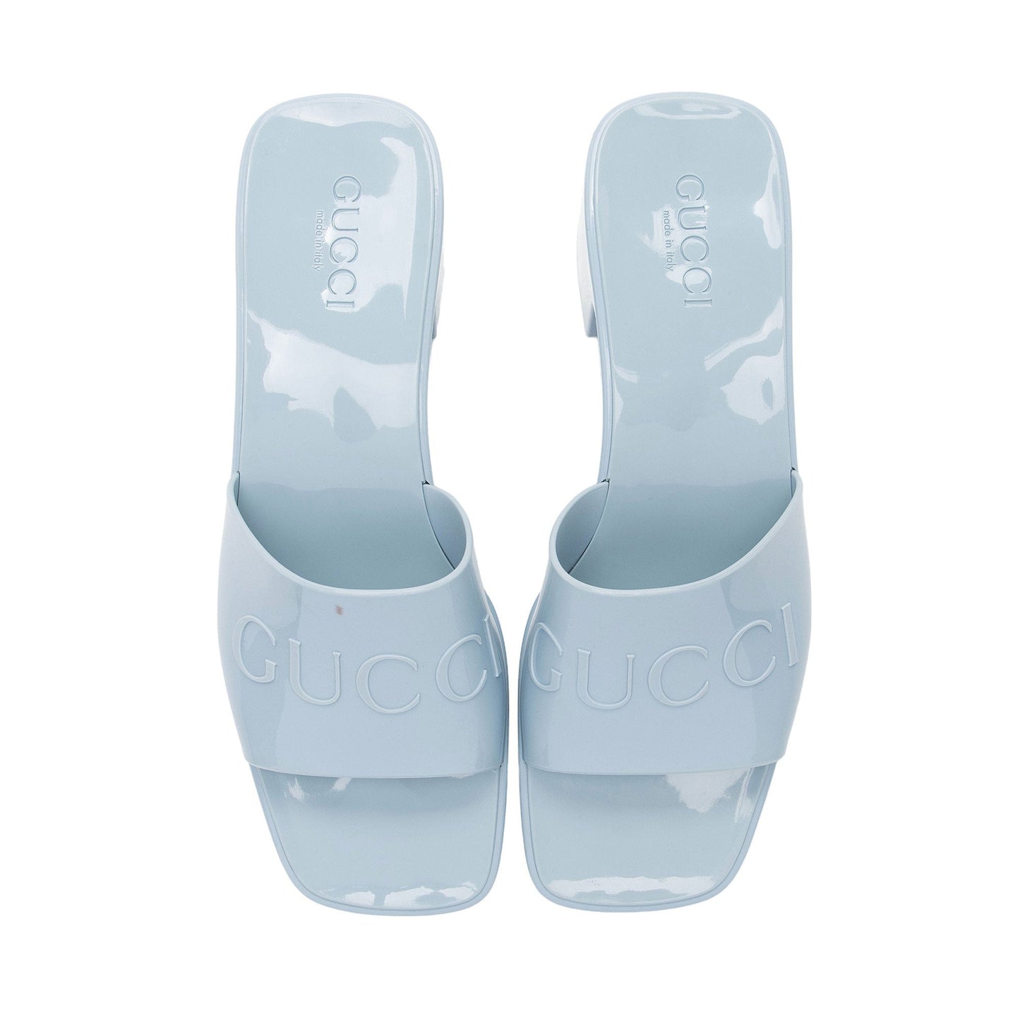 Gucci Rubber Slide Sandals - Size 10 / 40 (SHF-7TvM9V)