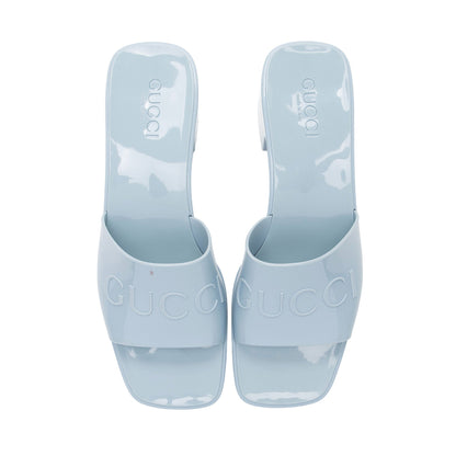 Gucci Rubber Slide Sandals - Size 10 / 40 (SHF-7TvM9V)