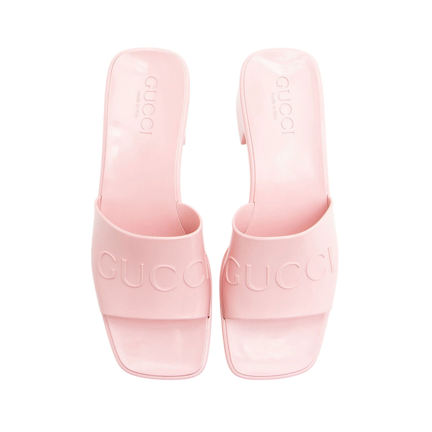 Gucci Rubber Slide Sandals - Size 6 / 36