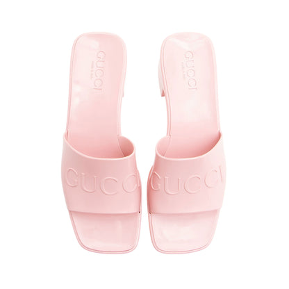 Gucci Rubber Slide Sandals - Size 6 / 36