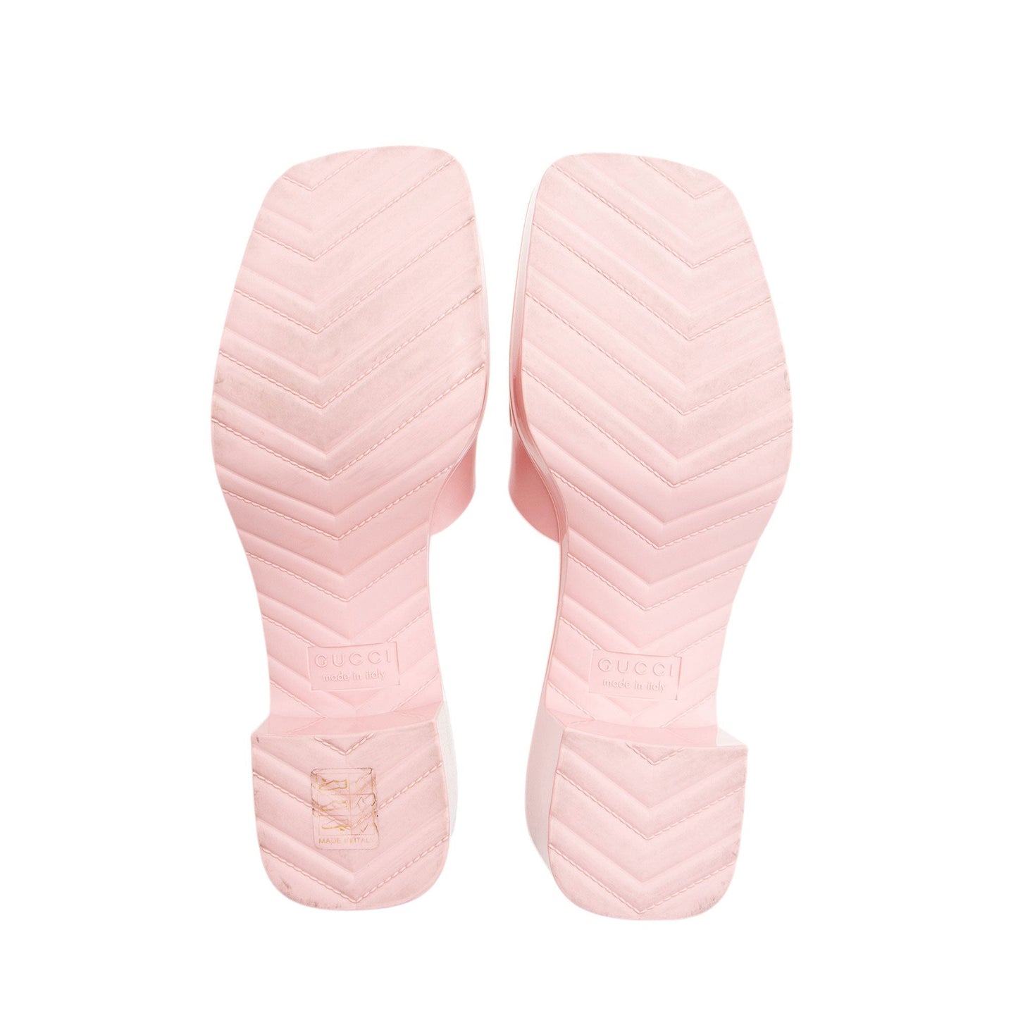 Gucci Rubber Slide Sandals - Size 6 / 36