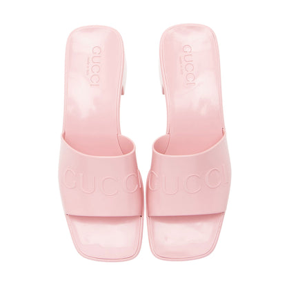 Gucci Rubber Slide Sandals - Size 7 / 37