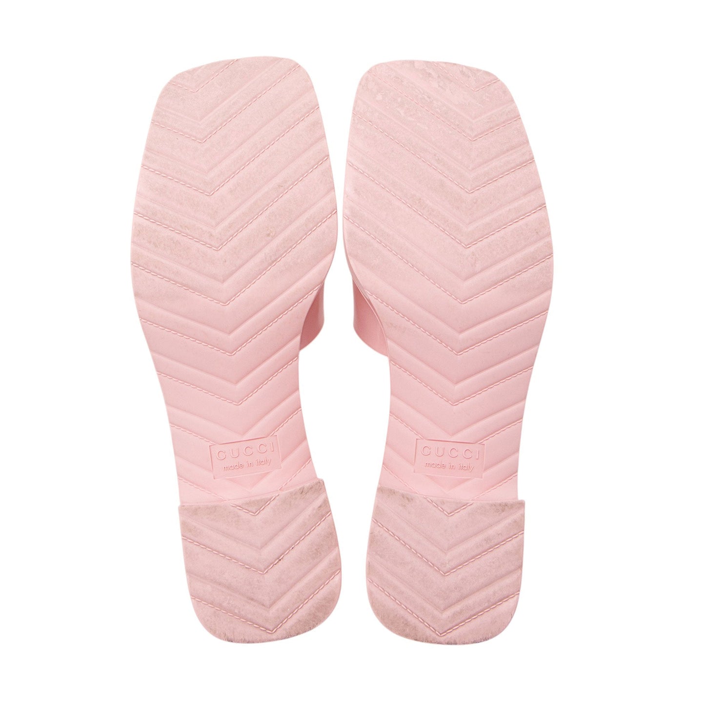 Gucci Rubber Slide Sandals - Size 7 / 37