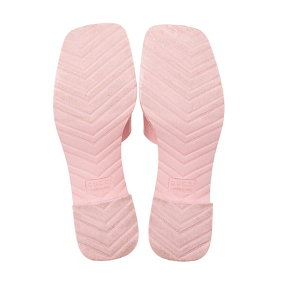 Gucci Rubber Slide Sandals - Size 7 / 37