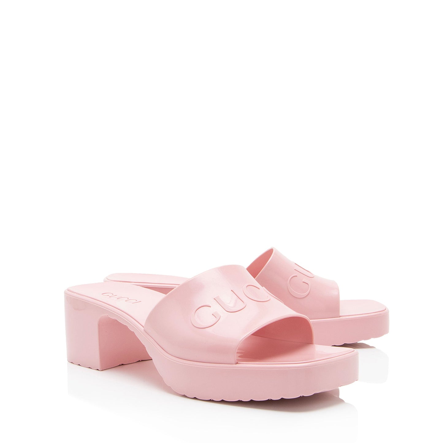 Gucci Rubber Slide Sandals - Size 7 / 37