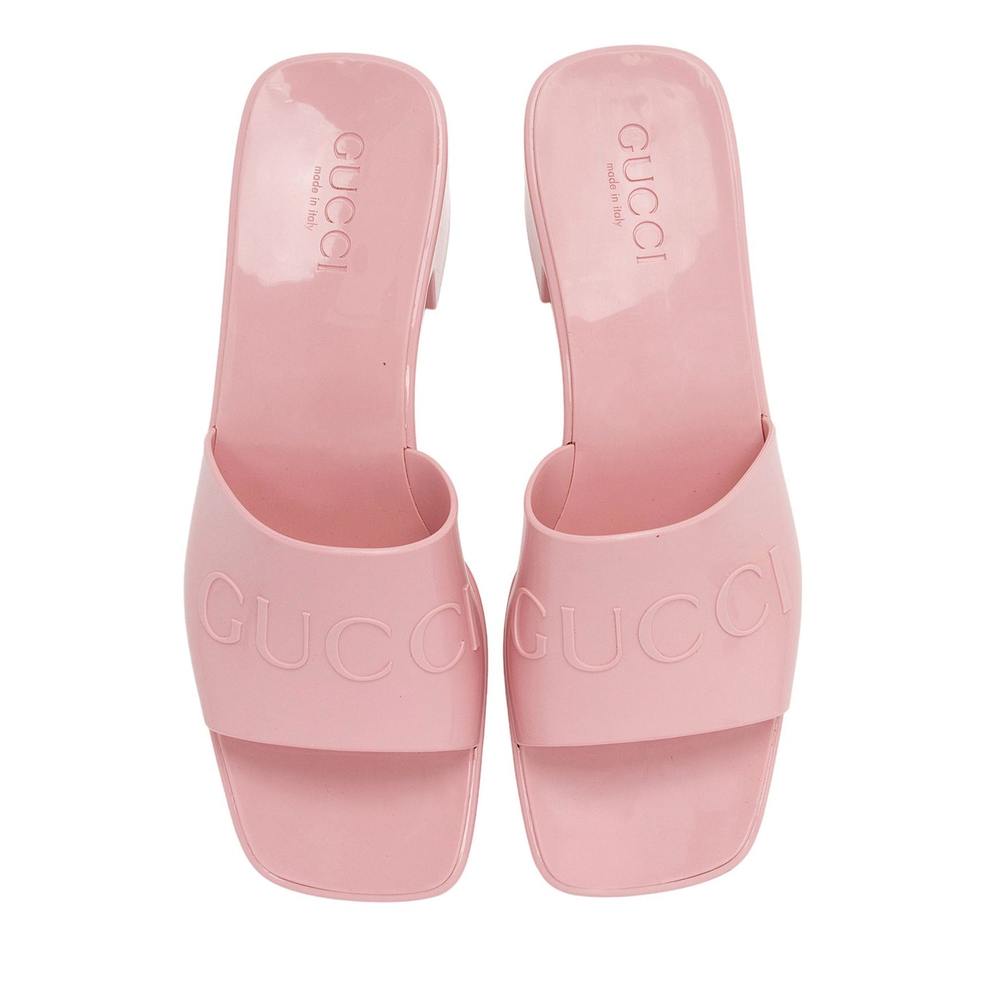 Gucci Rubber Slide Sandals - Size 8 / 38 (SHF-3JiCXP)
