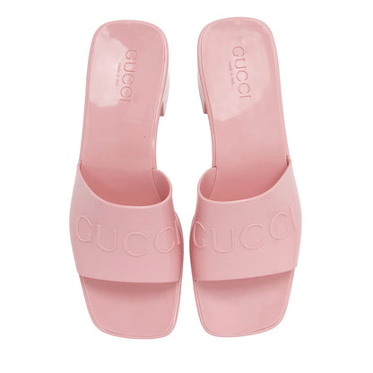 Gucci Rubber Slide Sandals - Size 8 / 38 (SHF-3JiCXP)