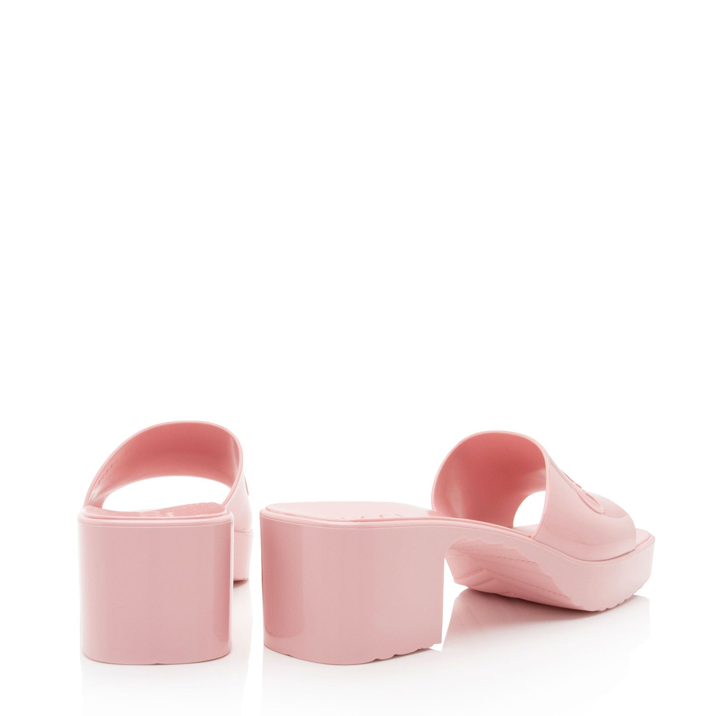 Gucci Rubber Slide Sandals - Size 8 / 38 (SHF-QTr76P)