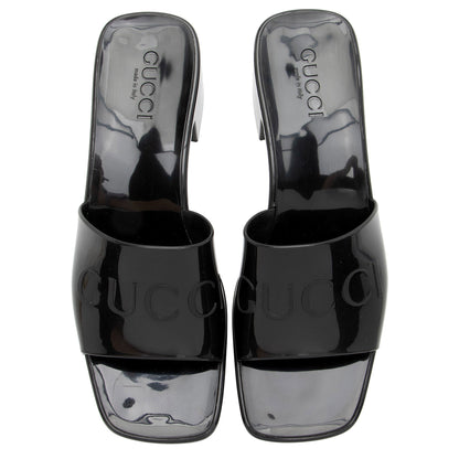 Gucci Rubber Slide Sandals - Size 8 / 38