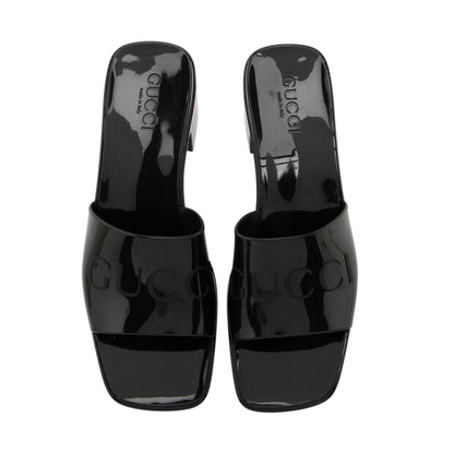 Gucci Rubber Slide Sandals - Size 9 / 39
