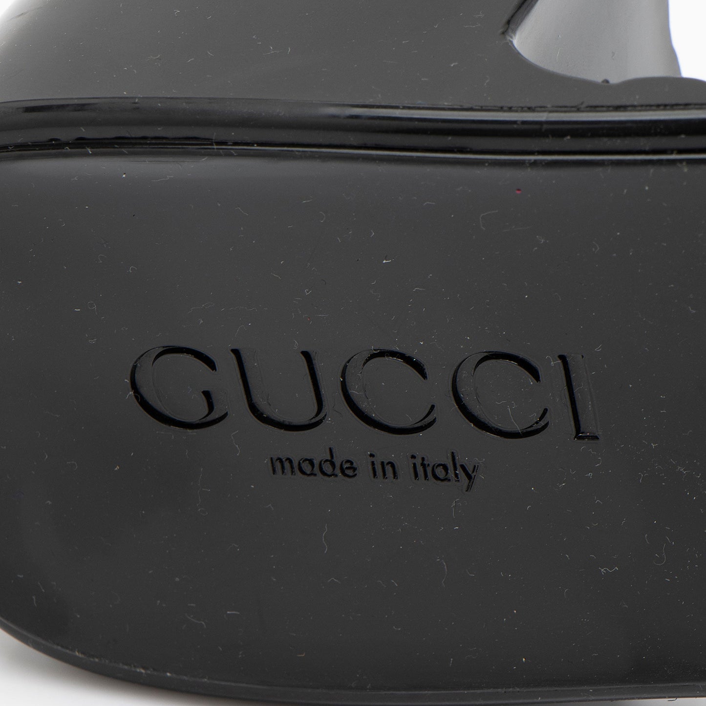 Gucci Rubber Slide Sandals - Size 9 / 39