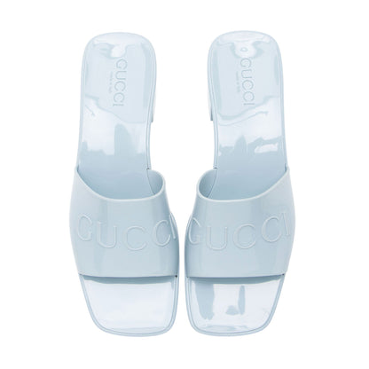 Gucci Rubber Slide Sandals - Size 9 / 39