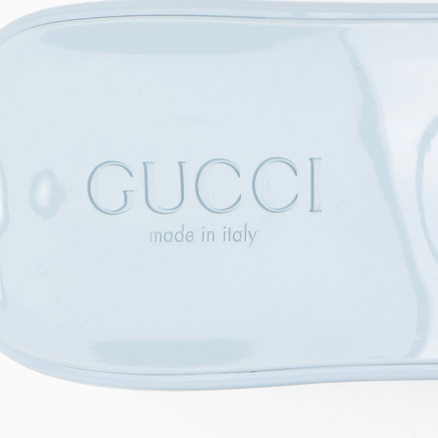 Gucci Rubber Slide Sandals - Size 9 / 39