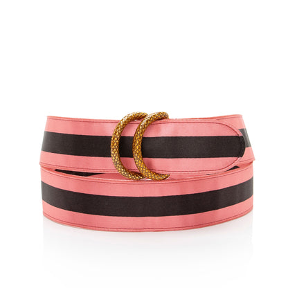 Gucci Satin Web Belt - Size 38 / 95