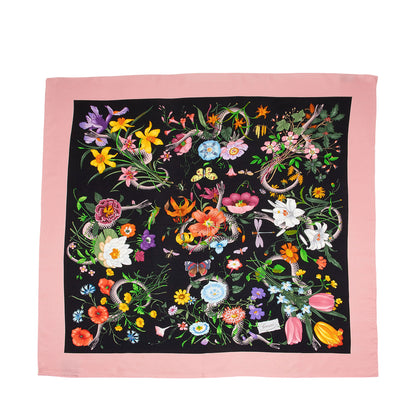 Gucci Silk Floral 90cm Scarf (SHF-P75IgE)