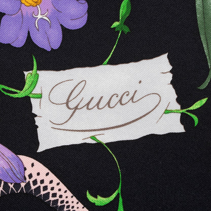 Gucci Silk Floral 90cm Scarf (SHF-P75IgE)