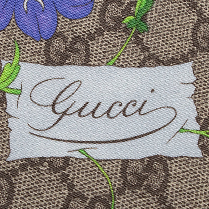 Gucci Silk GG Flora 90cm Scarf (SHF-21516)