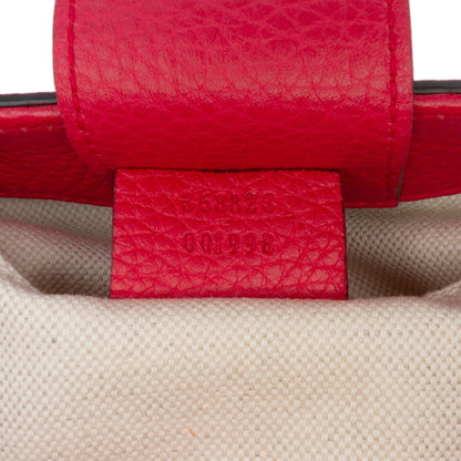 Gucci Small Bicolor Calfskin Bamboo Shopper Satchel