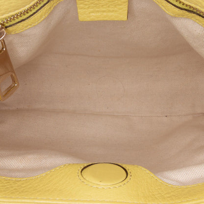 Gucci Small Calfskin Bamboo Shopper Satchel
