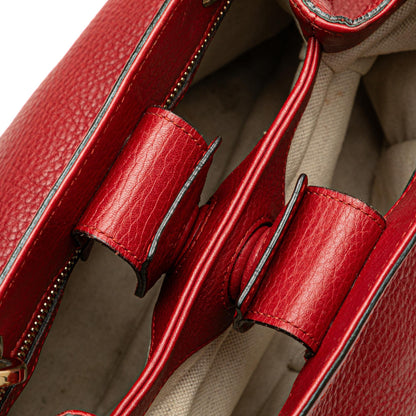 Gucci Small Calfskin Bamboo Shopper Satchel