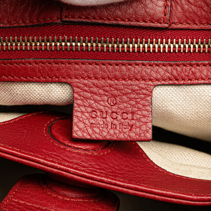 Gucci Small Calfskin Bamboo Shopper Satchel