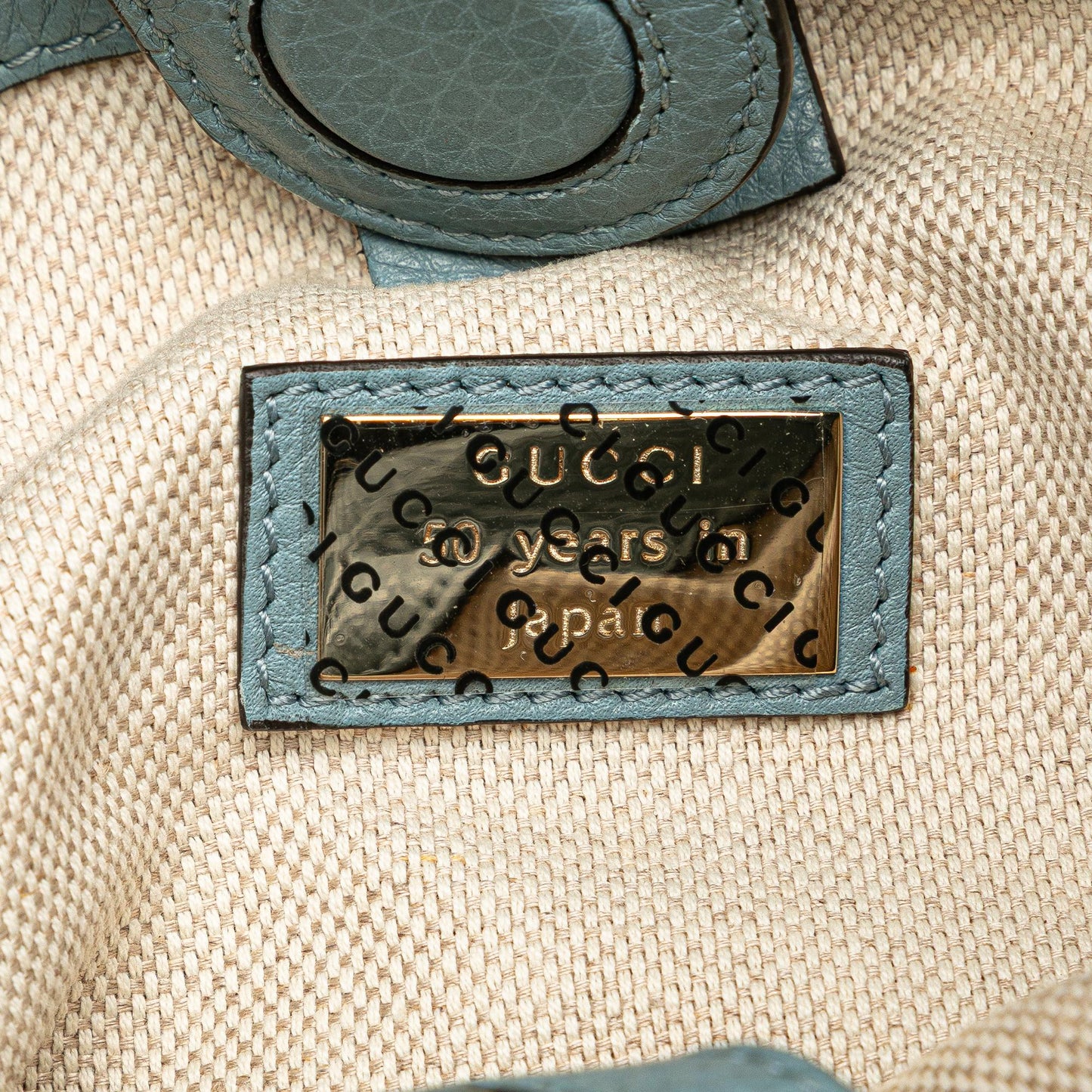Gucci Small Canvas Flora Bamboo Shopper Satchel