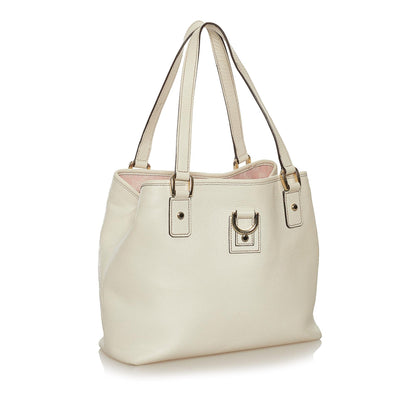 Gucci Small D-Ring Leather Tote Bag (SHG-34403)