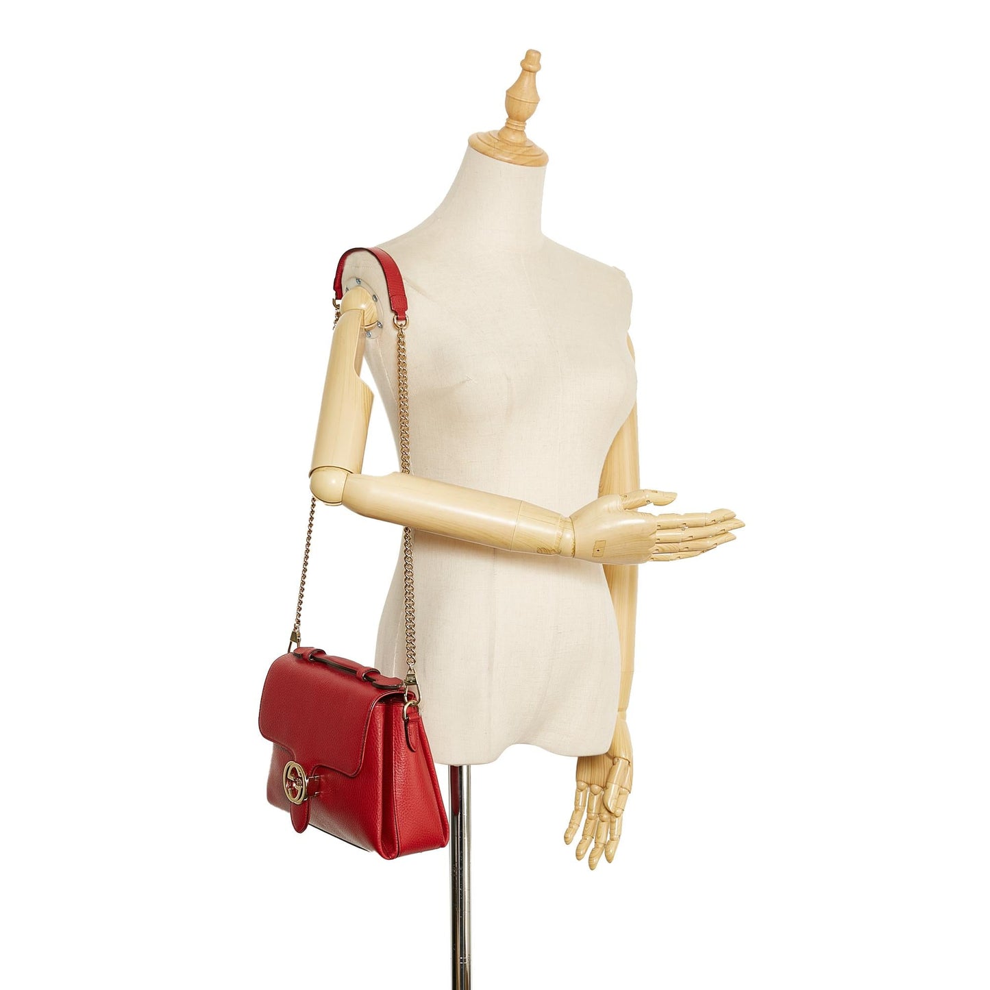 Gucci Small Dollar Calf Interlocking G Satchel (SHG-r6v8hg)