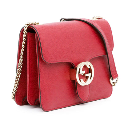 Gucci Small Dollar Interlocking G Crossbody (SHG-07nBkX)