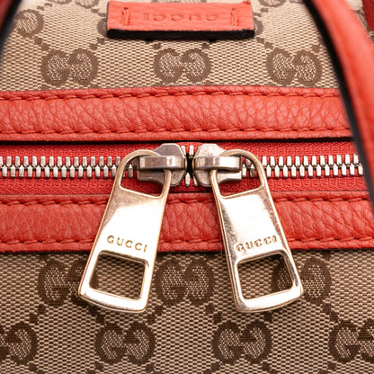Gucci Small GG Canvas Belted Satchel