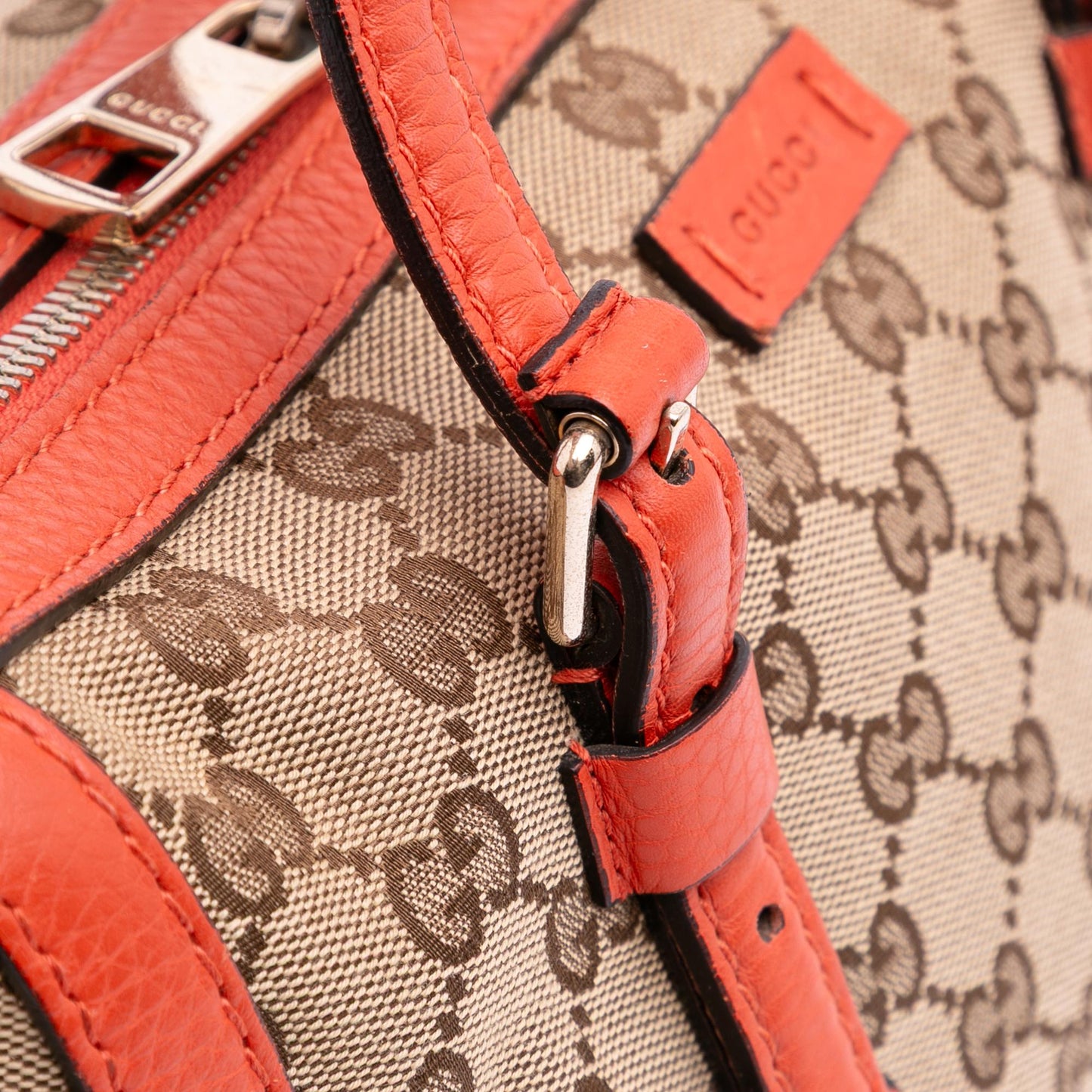 Gucci Small GG Canvas Belted Satchel