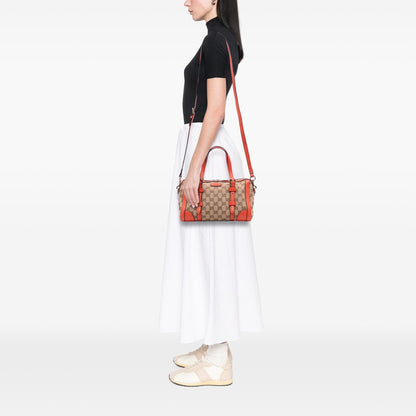 Gucci Small GG Canvas Belted Satchel